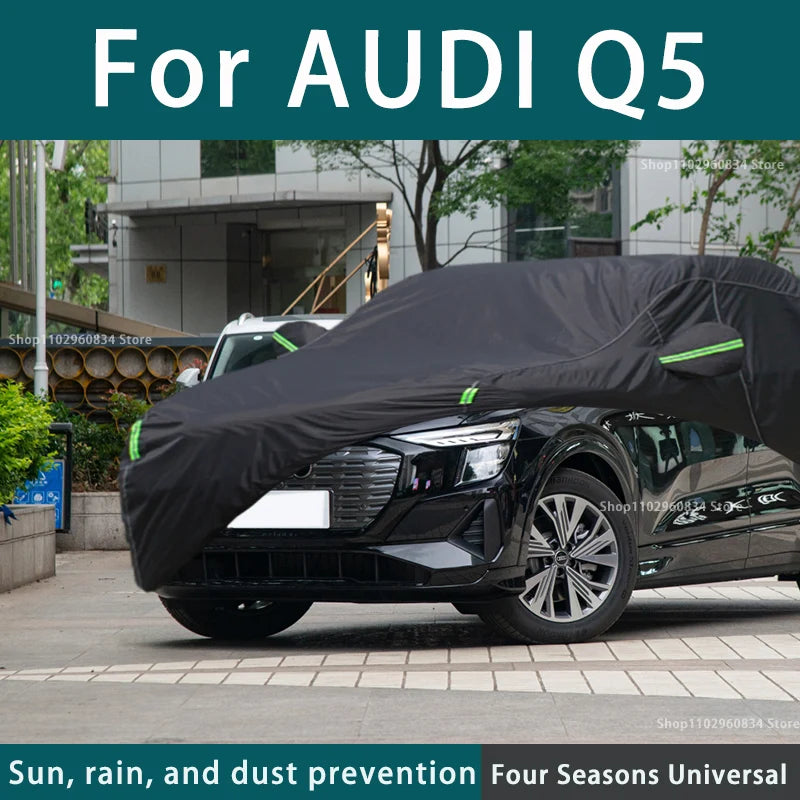 FOR Audi Q5  Exterior Car Cover Outdoor Protection Full Car Covers cooling Cover Sunshade Waterproof Dustproof car Accessories